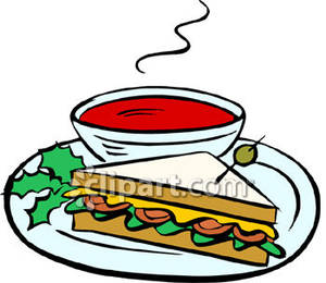 300x260 Soup And Sandwich Clip Art Clipart
