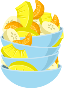 219x298 Exotic Fruit Salad Clip Art