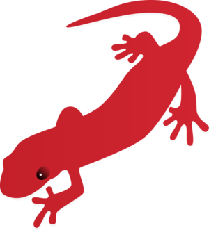 300x331 Red Salamander Vector Clip Art Clipart Panda