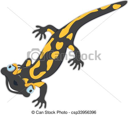 450x404 Cheerful Salamander On A Walk For Children And For You Eps Vectors