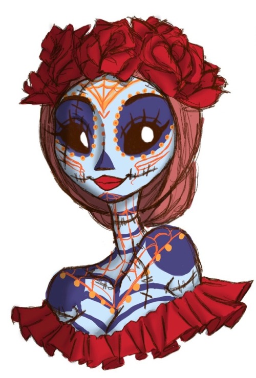 500x739 Sally Skull Tumblr