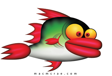 425x289 Salmon Clipart Funny Fish Pencil And In Color