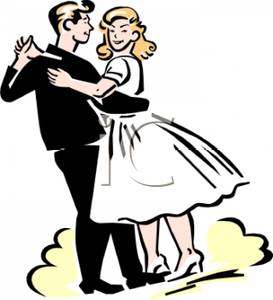 273x300 Clip Art Image A Couple Dancing