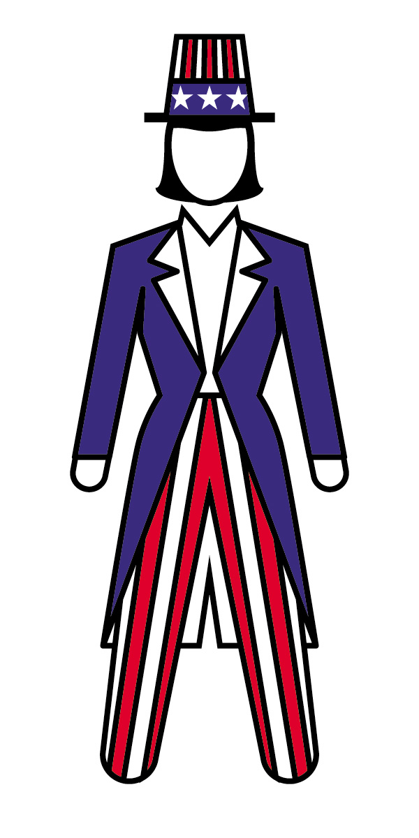 600x1200 Clip Art People Aunt Sam Clipart Panda