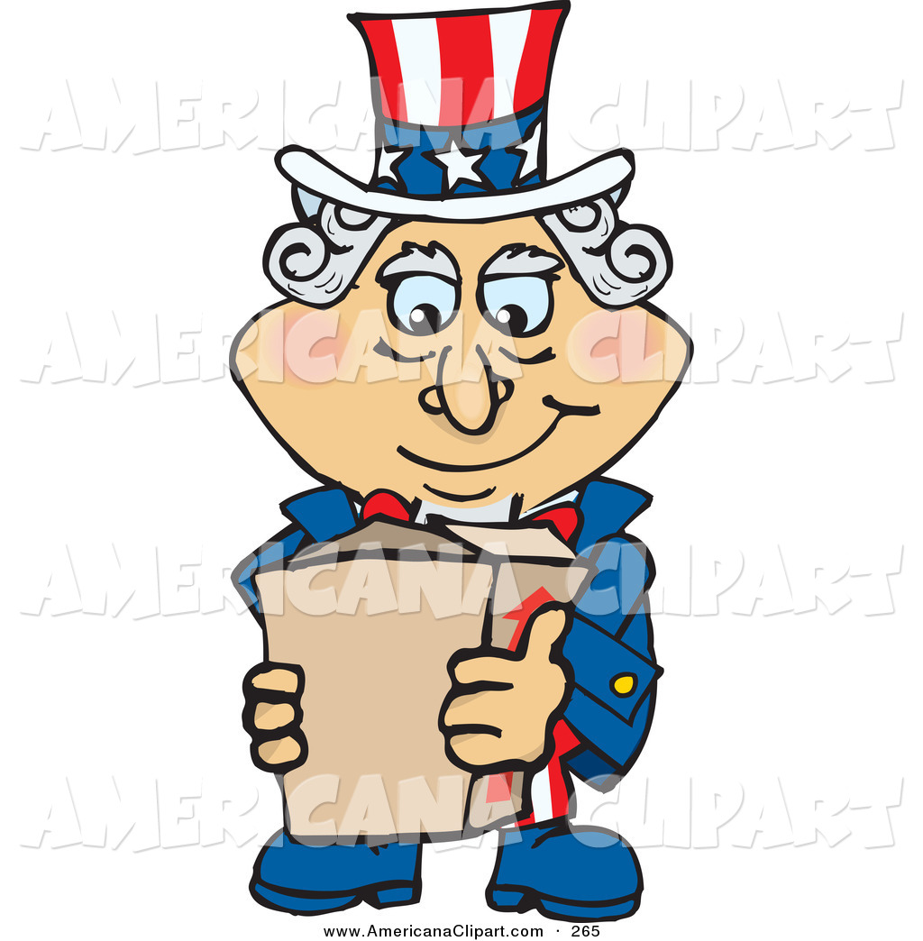 1024x1044 Americana Vector Cartoon Clip Art Of A Caucasian Uncle Sam Holding