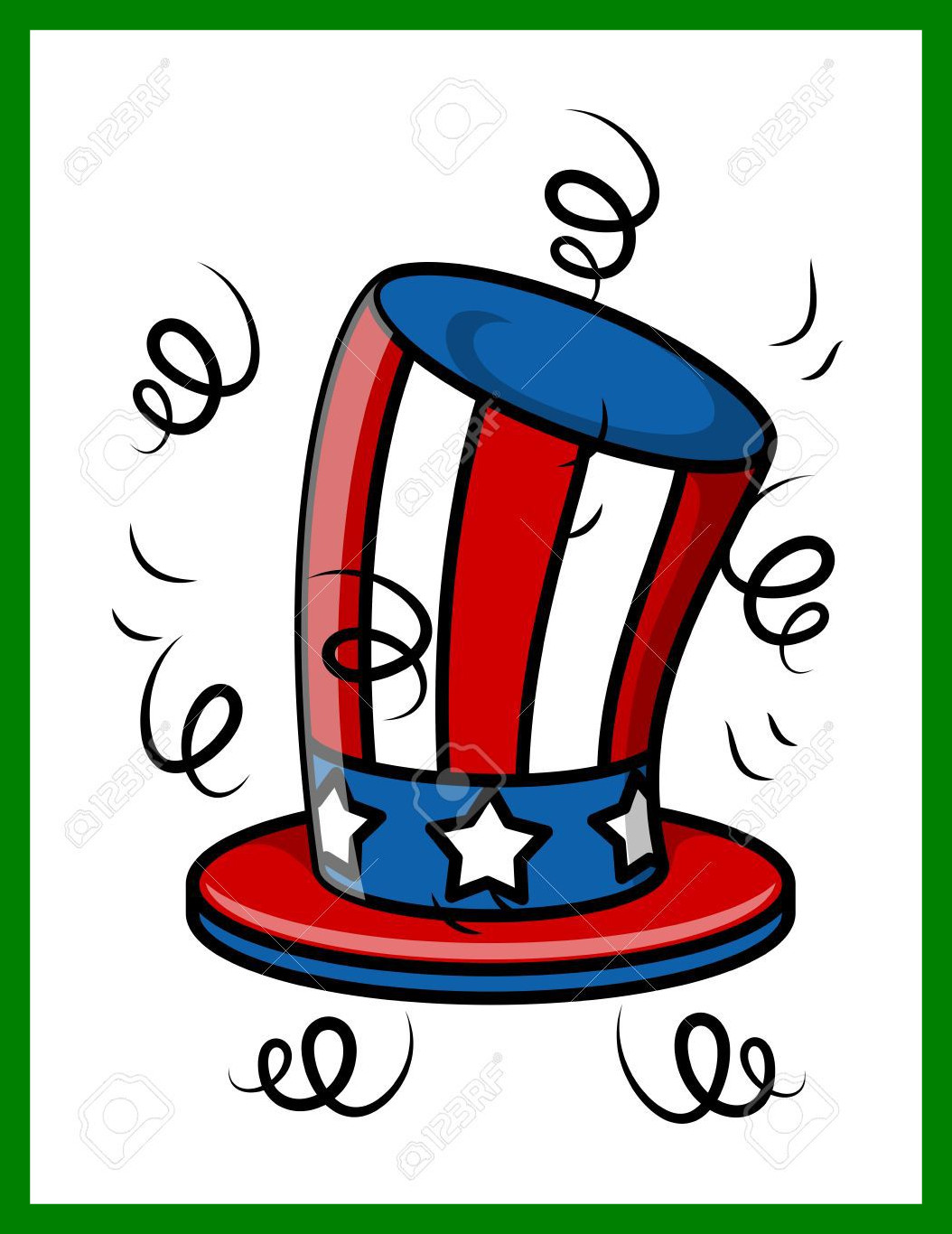 1054x1366 Shocking Rocket Coloring Usa Independence Day For Uncle Sam Hat