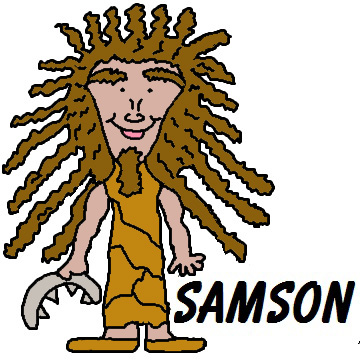 360x360 Samson Bible Clipart