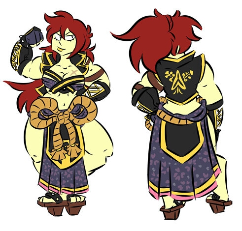 491x470 Samurai Warriors [Oc] Omasa By Mrnekku