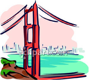 300x269 City Of San Francisco Behind The Golden Gate Bridge