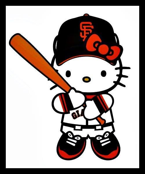 500x600 33 Best Sf Giants Hello Kitty Board Images On Hello