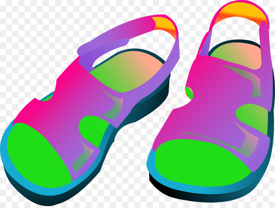 900x680 Flip Flops Sandal Clip Art