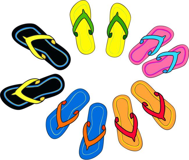 650x551 Cartoon Flip Flops Clip Art Vector Color Cartoon Slippers Color