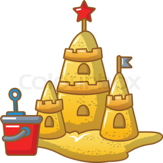 320x319 Sand Castle Stock Vector Colourbox