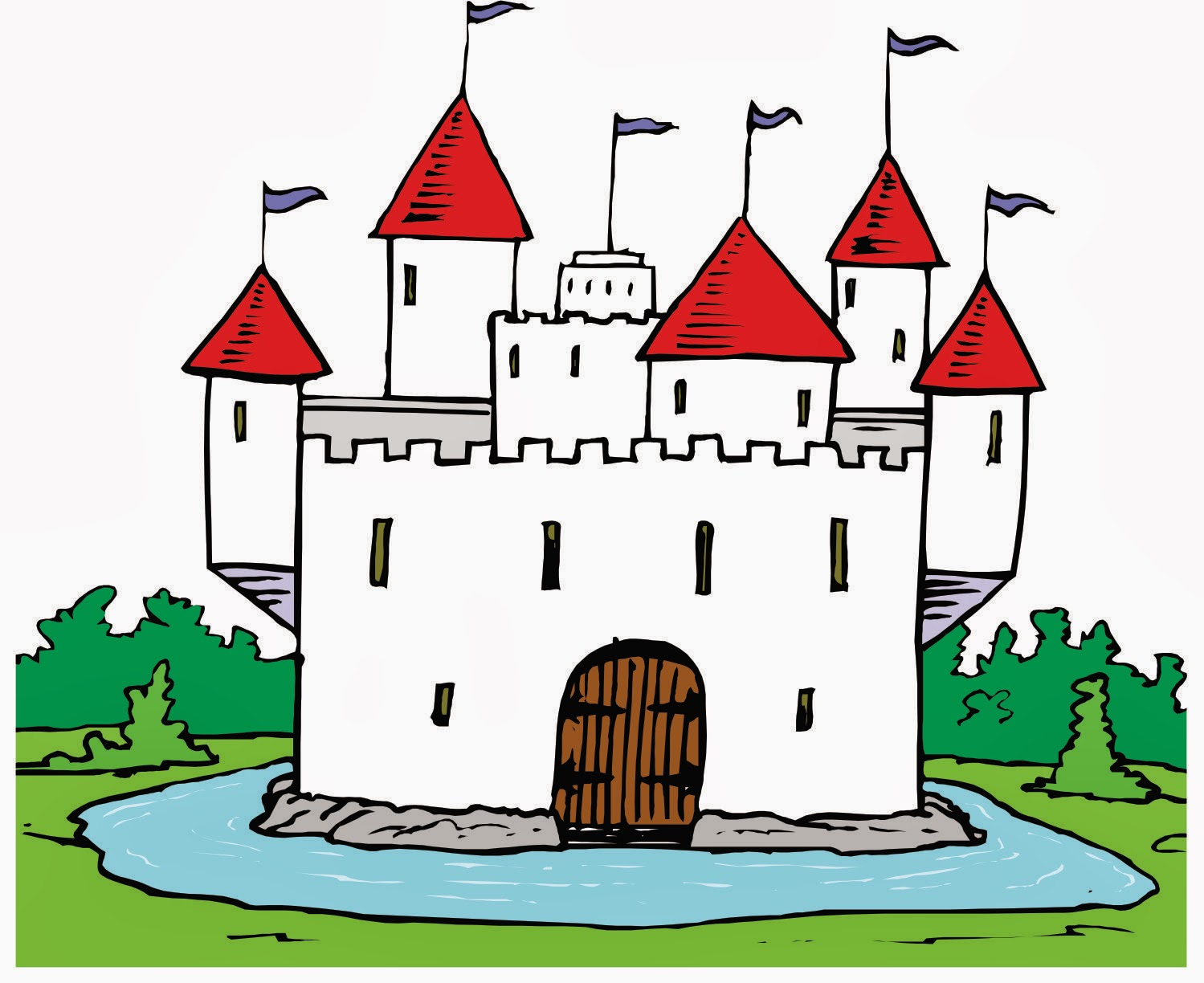 1499x1224 Cartoon Castle Drawing Sand Castle Drawing Clip Art Library