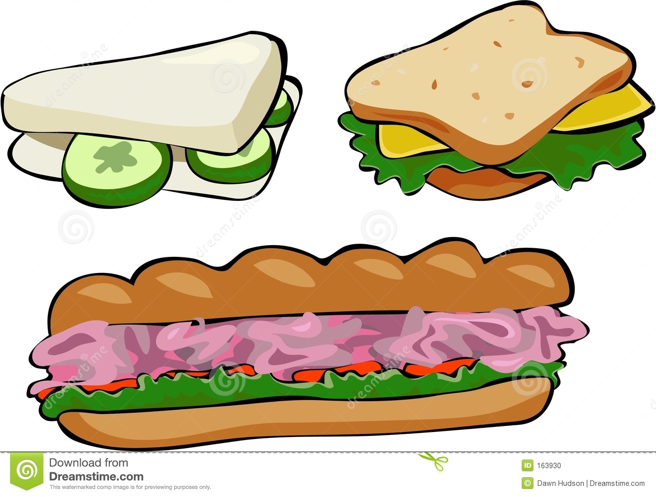 1300x985 Sandwich Clip Art