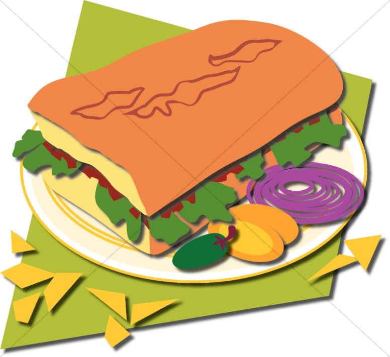 776x711 Sandwich Clipart Church Food Clipart