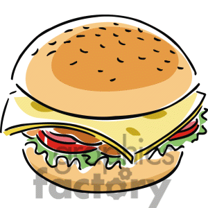 300x300 Chicken Sandwich Clipart