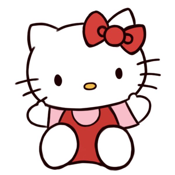 600x600 Mini Hello Kitty Clipart