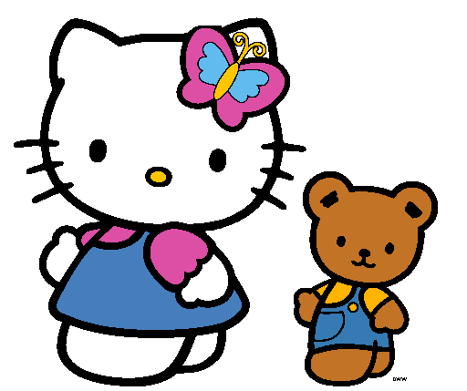 512x429 Hawaiian Hello Kitty Clip Art