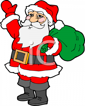 280x350 Santa Claus Clip Art Animated Clipart Panda
