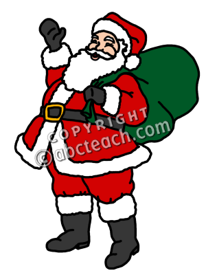 300x400 Color Clip Art Santa Claus Clipart Panda