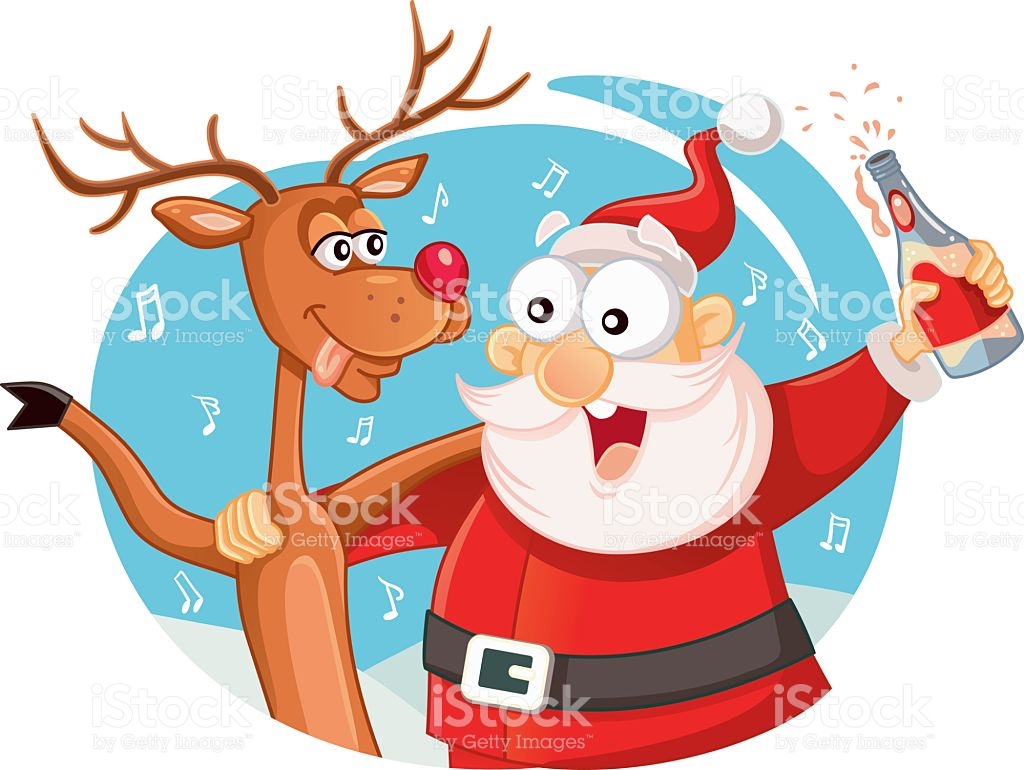 1024x770 Cute Pictures Of Santa Claus And His Reindeer 22 Riding Sleigh