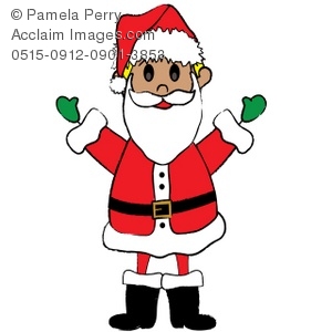 300x300 Homey Inspiration Santa Clipart Art Illustration Of A Kid Dressed