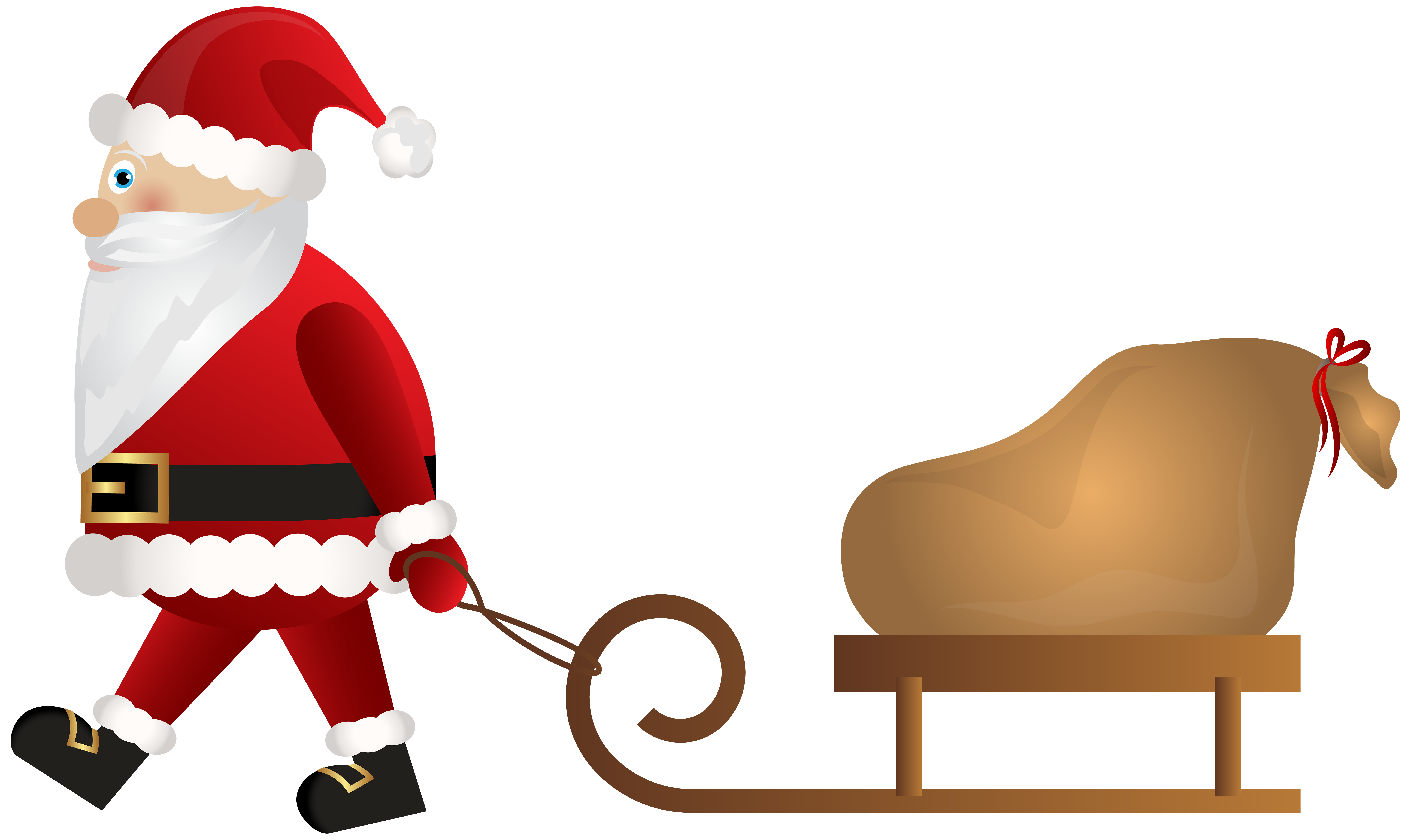 8000x4765 Santa Claus With Sleigh Png Clip Artu200b Gallery Yopriceville
