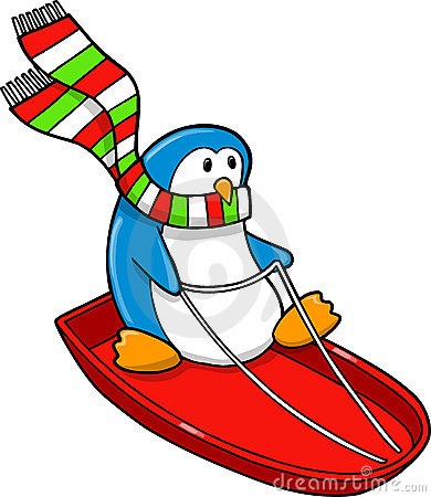 390x450 Sleigh Clipart Snowman'15067