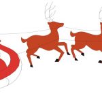 150x150 Santa With Reindeer Digital Animation Of Santa Waving In His