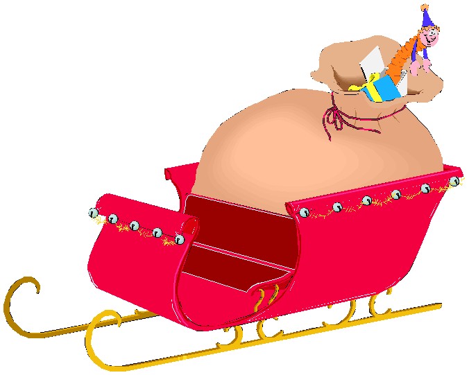 676x541 Sleigh Clipart Free