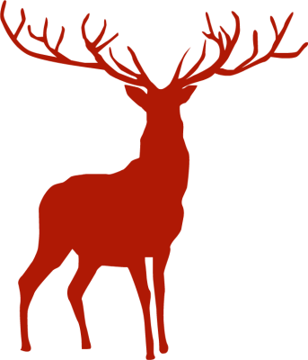 343x400 Gallery For Gt Santa Sleigh Silhouette Png Christmas
