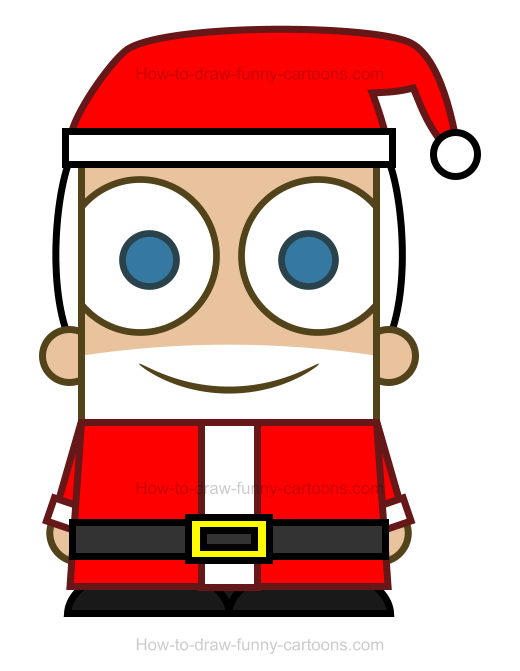 520x671 Shining Ideas Santa Clipart How To Draw A Black And White