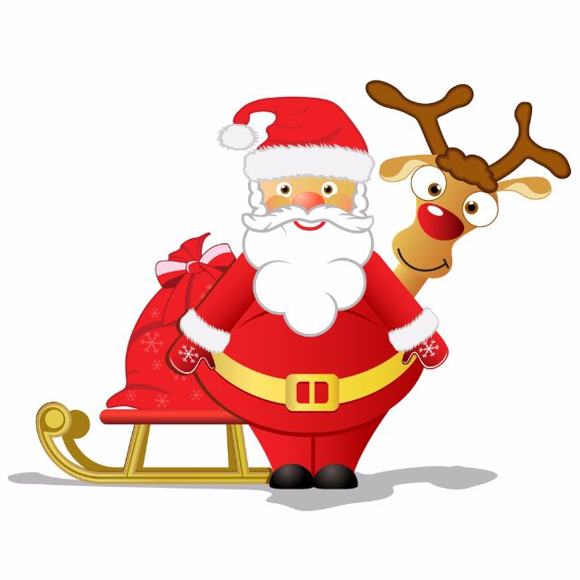 641x641 Christmas Lights Clipart Santa Claus Parade
