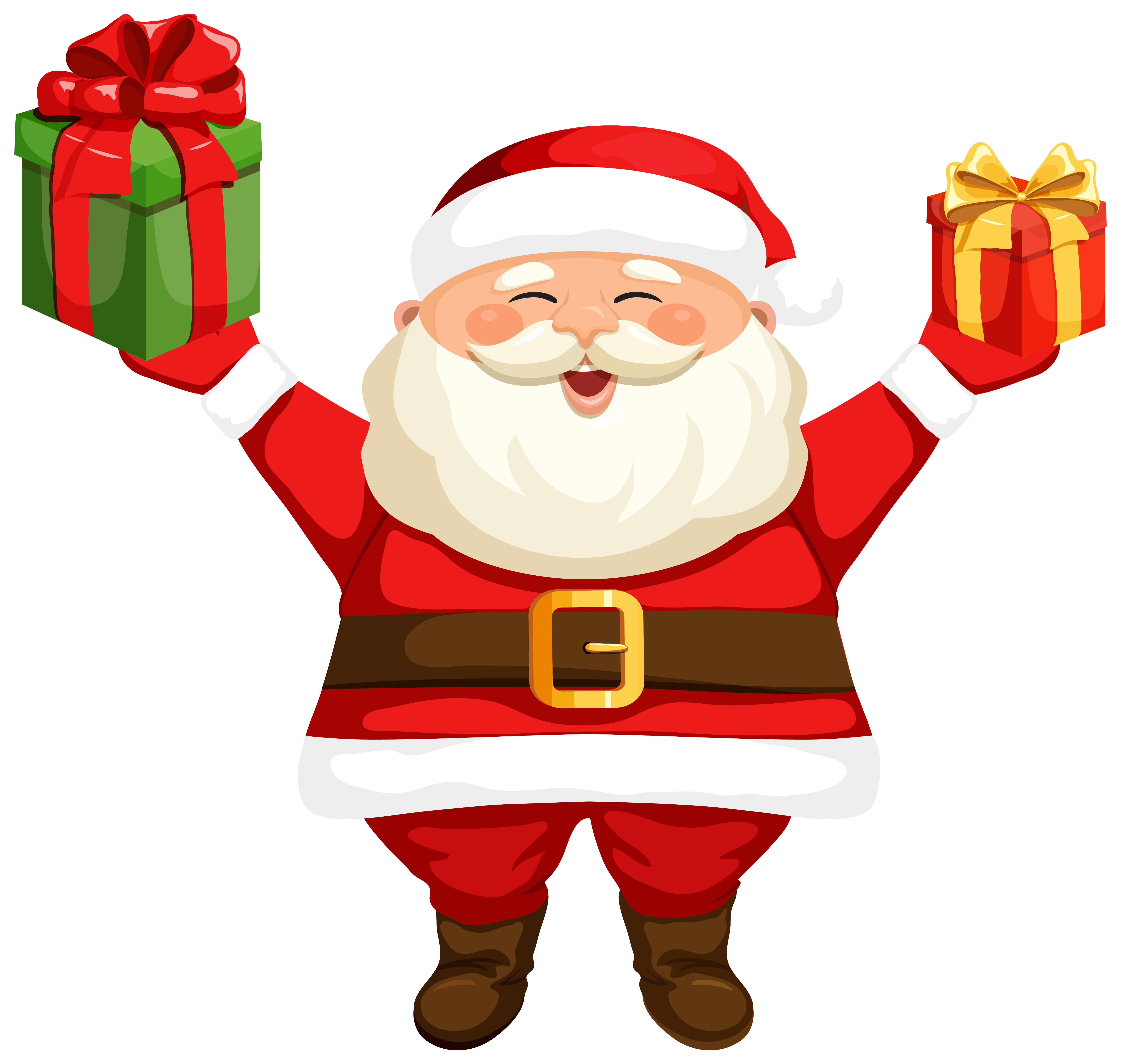 6184x5869 Santa Claus With Gifts Png Clipart Imageu200b Gallery Yopriceville