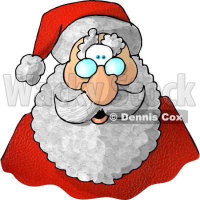 400x400 Santa Claus' Face Clipart Picture Djart