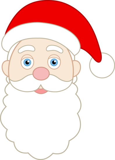 395x550 Printable Santa Face Pattern Face Of Santa Claus