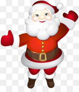 260x300 Santa Claus Christmas Tree Gift Clip Art