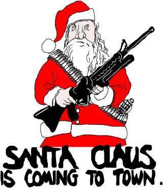 320x369 Santa Claus Is Coming By Devil Draw