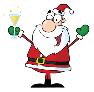 300x293 Clip Art Jolly Santa Clipart