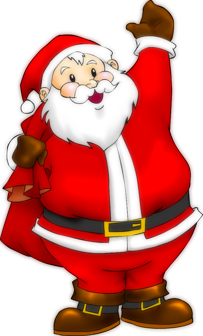 670x1109 Santa Claus By On @ Christmas