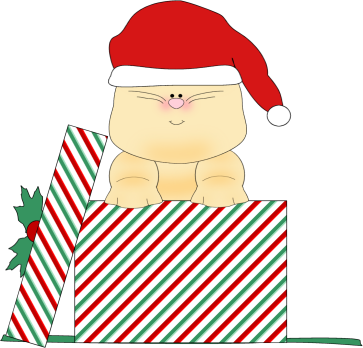 363x348 Santa Clipart Cat