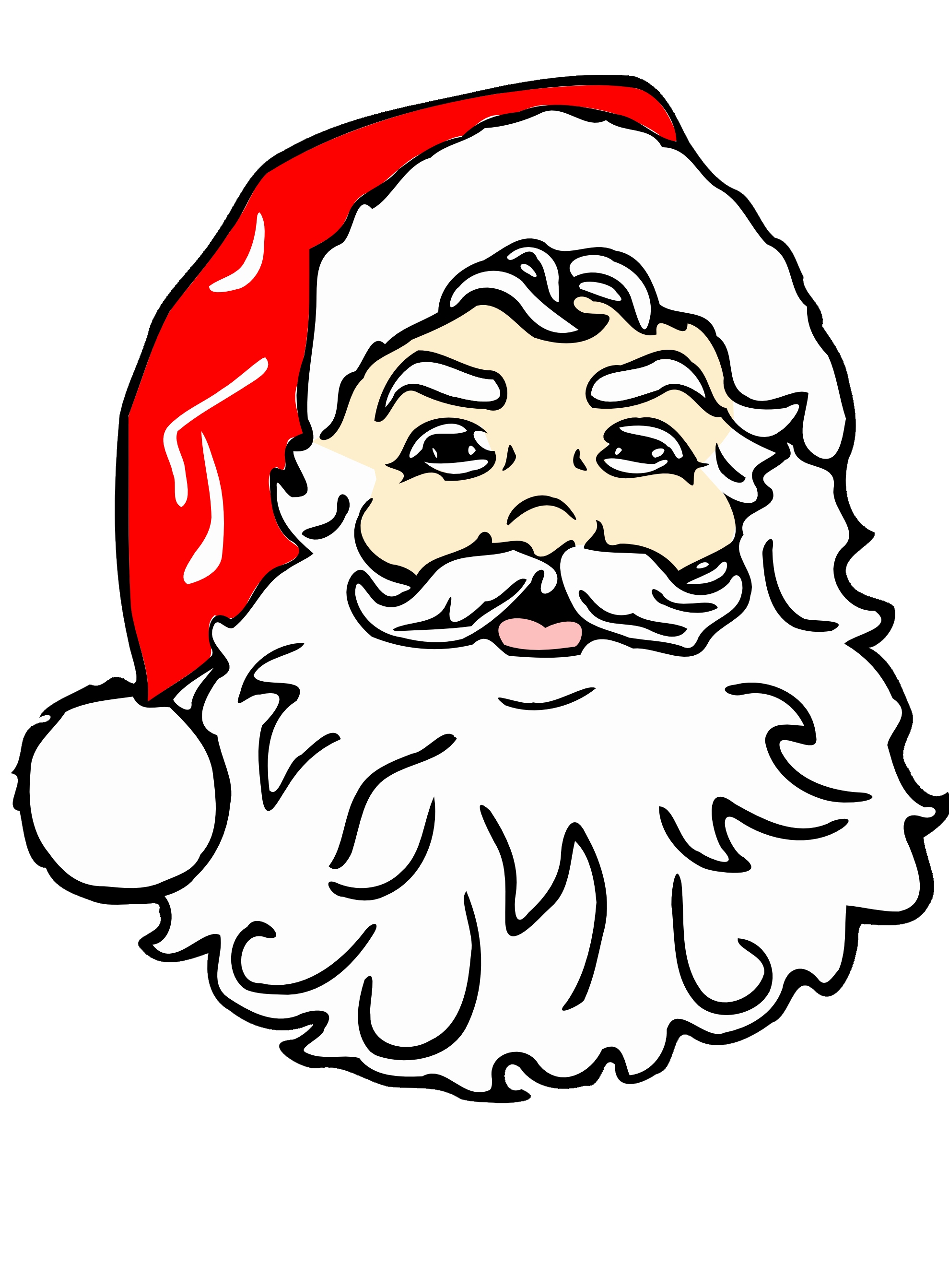 1979x2685 Santa Claus Face Clipart Luxury Santa S Clipart Free Download Clip