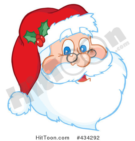 450x470 Santa Face Clip Art Clipartlook