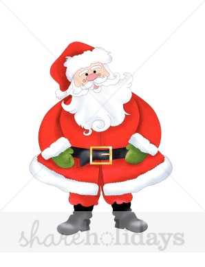 298x388 Clip Art Jolly Santa Clipart