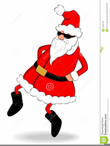 228x300 Dancing Santa Clipart Free Free Images