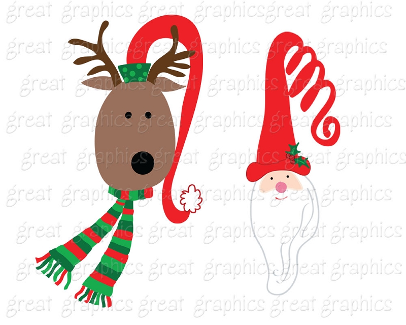 800x640 Free Santa And Reindeer Clipart