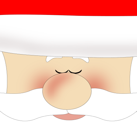 450x450 Santa Face Clip Art
