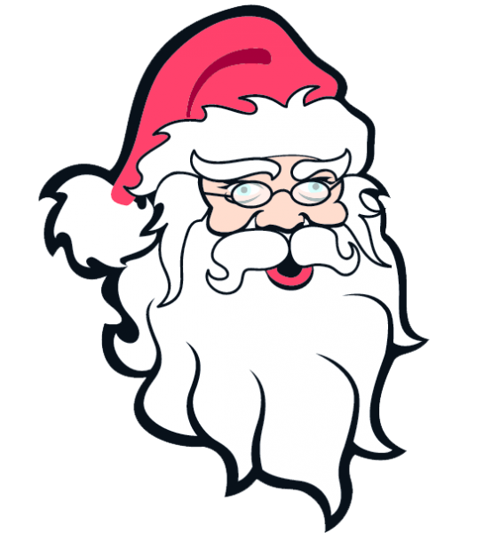 545x600 Santa Claus Face Clipart 4 Nice Clip Art