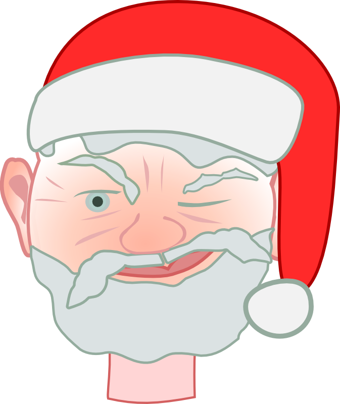 673x800 Santa Face 5 Clipart Clipart
